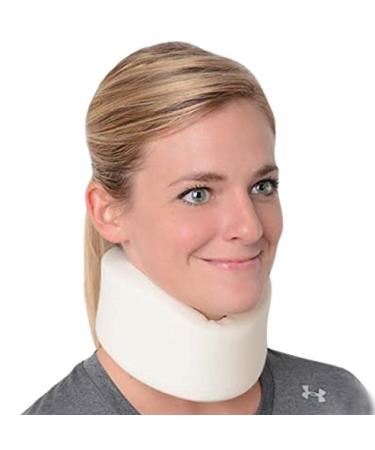 Advanced Orthopaedics Universal Cervical Collar for Neck Pain Relief 2 1/2-Inch Height White