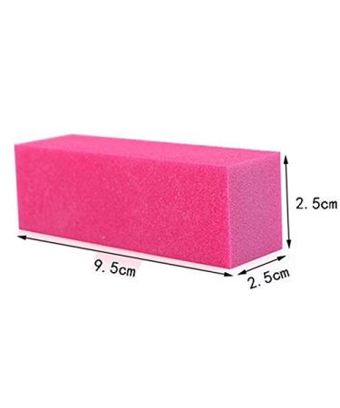 12PCS Colorful Square Nail File Sponge Art Buffer Set - Nail Buffer, Polisher, Pedicure Tool Kit for Grit Sanding Block - Manicure and Pedicure Nail Tool Kit for Toenails and Fingernails - Buy Online on GoSupps.com