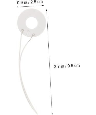 PLAFOPE 2pcs Hairdressing Ceramic Coil Heated Curlers Replacement Hot Ring Coils Heating Coil White Ceramics - Buy Online on GoSupps.com