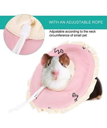 Small Pet Elizabeth Collar Protective Circle Nursing Ring Lightweight Elizabethan Collar for Guinea Pigs and Rabbits Pink - Buy Online on GoSupps.com