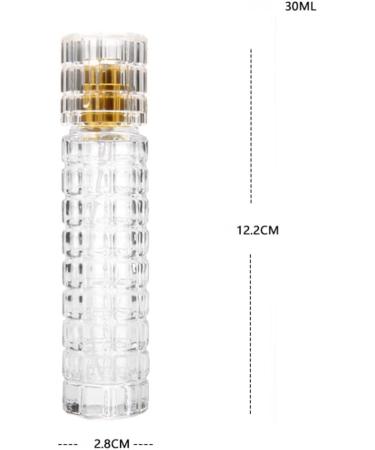 JITEM 30ml/1.0oz Clear Empty Perfume Atomizer Refillable Glass Spray Bottle Travel Cologne Bottle Dispenser Fine Mist Perfume Bottle 30 ml Gold - Buy Online on GoSupps.com