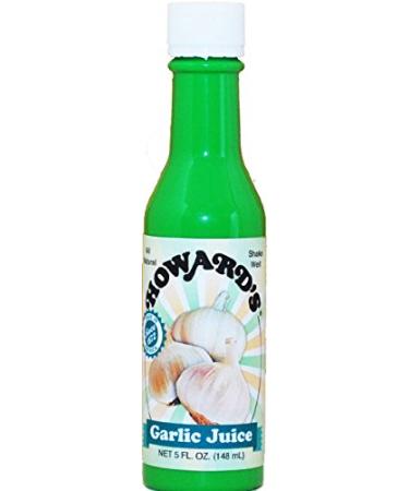 Howard's Juice 5oz Container (Pack of 3) Choose Flavor Below (Garlic)