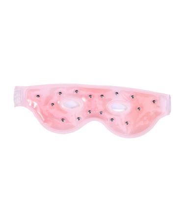 FOMIYES 1pc Cold Compress Eye Mask Gel Eye Mask Unzip Nap Mask Anti-fatigue Eye Mask Pink Bead Care