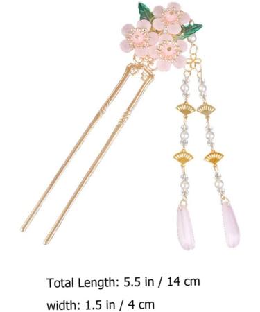 LALAFINA Hairpin Hair Pin Hair Clasp Hair Bun Pin Hair Accessory for Women Hair Chopsticks for Chinese Hair Chopsticks Hair Barrettes Hair Stick Women's Pearl Wig Long Tassels - Buy Online on GoSupps.com