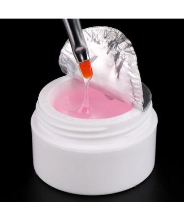 Gel Building Crystal False Nails Gel for Nail Art Polish Gel 1PC UV Gel Builder Nail Tips 3Color(Clear/White/Pink)15Ml Extension - (Color: Pink)