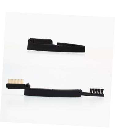 minkissy Lash Comb Makeup Mascara Brush Folding Eyebrow Brush Eyebrow Spoolie Eyebrow Brush Makeup Eyebrow Comb Folding Eyebrows Comb Makeup Brush Eyelash Comb Dual Purpose Brush Spiral 15.2*3cm Black - Buy Online on GoSupps.com