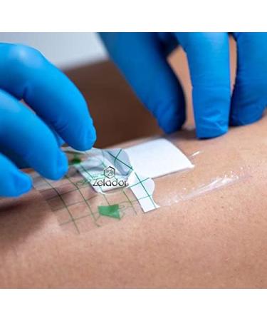 Sterile Waterproof Island Dressing x 25 - Latex Free, Transparent Border, 100% Cotton Absorbent pad - Buy Online on GoSupps.com
