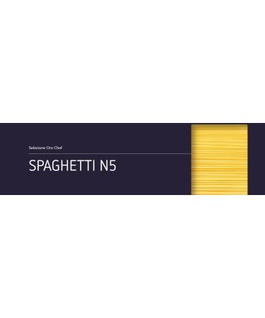  Italian Gourmet E.R. Barilla Selezione Oro Chef Pack of 6 Spaghetti No. 5 made with durum wheat semolina 100% Italian grains 1 kg pack + 400 g Italian can of Polpa di Pomodoro - Buy Online on GoSupps.com