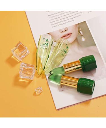 Amazfly 2 Pcs Aloe Vera Clear Jelly Lipsticks - Color Change Magic, Long Lasting Moisturizing Lip Makeup - Buy Online on GoSupps.com