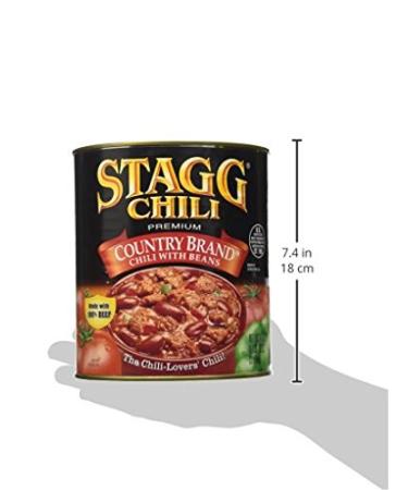 Stagg Country Chili with Beans 108oz - Delicious & Hearty Chili for a Crowd - Buy Online on GoSupps.com