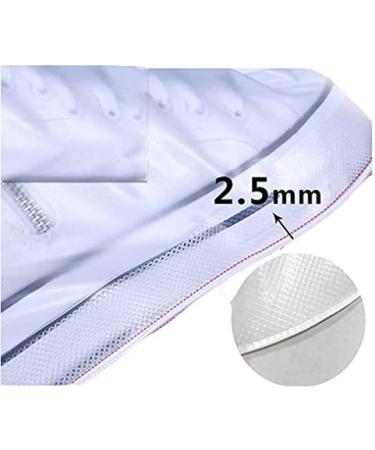 Transparent Reusable PVC Waterproof Shoe Cover - Rain & Snow Protection for Children, Men, and Women - Buy Online on GoSupps.com