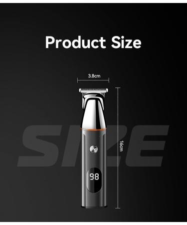 Pro Hair Clipper 5 in 1 Electric Beard Hair Trimmer for Men Grooming Kit Face Hair Clipper Body Trimmer Rechargeable Nose Ear Shaver Wet & Dry - Buy Online on GoSupps.com