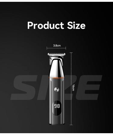 Hair Clippers 5 In 1 Electric Beard Trimmer Kit for Men | Rechargeable Grooming Set with Nose & Ear Shaver - Wet & Dry Use - Buy Online on GoSupps.com