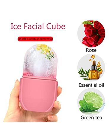 Facial Ice Roller and Gua Sha Set for Skin Tightening, Acne Reduction, and Fine Line Removal - Cold Therapy Tool for Neck and Eyes (Red) - Buy Online on GoSupps.com