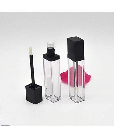 6 Piece 7ml Lip Gloss Tube Set - Refillable Clear Plastic Containers with Brush Applicator for DIY Lip Gloss & Lip Balm - Buy Online on GoSupps.com