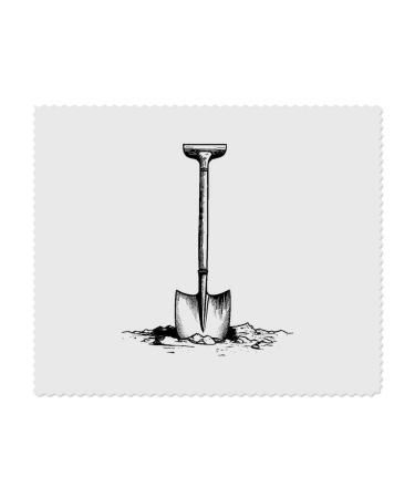 2 x Microfiber Cleaning Cloths "Shovel Standing in the Ground" (LC00024433)