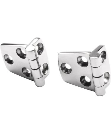 Marine Heavy Duty 316 Stainless Steel Shortside Offset Hinges 1-1/2 x 2-1/4 - Pair - Buy Online on GoSupps.com