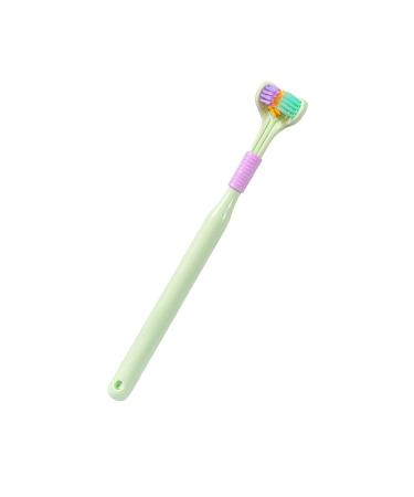 Triple Macaron Toothbrush - Soft Bristles for Adults & Kids with Special Needs | Qarido Gr n - Buy Online on GoSupps.com