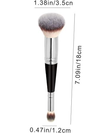 Dual Ended Makeup Brush Professional Eye Brush Powder Brush for Foundation Powder Concealers Blush and Eyeshadow - Buy Online on GoSupps.com