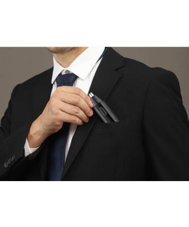 Buy Professional USB Rechargeable Ear and Nose Hair Trimmer - IPX7 Waterproof Painless Easy to Clean | Gold Edition - Buy Online on GoSupps.com