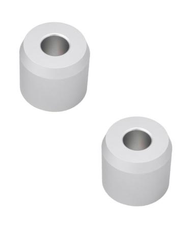 MAGICLULU 2pcs Metal Stand Shaving Base Hairdressing Tools Full Metal Shaving Brush Razor Base As Picturedx2pcs mediumx2pcs