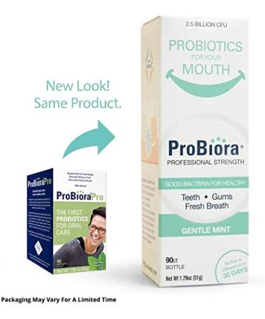 ProBiora Health Professional Strength Good Bacteria for Teeth & Gums | Fresher Breath - 1.79 Oz. - 90 Count - Buy Online on GoSupps.com