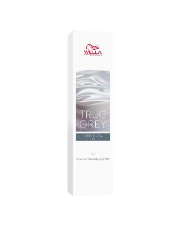 Wella TRUE GREY Steel Glow Dark 60ml Grey Gray. 60 ml (1 pack)