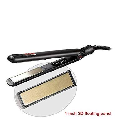 MHU 1 Inch Flat Iron - Professional Travel Hair Straightener & Curler with Dual Voltage Titanium Plate Anti-Frizz Fast Heat & Adjustable Temp - Perfect for International Shipping - Buy Online on GoSupps.com