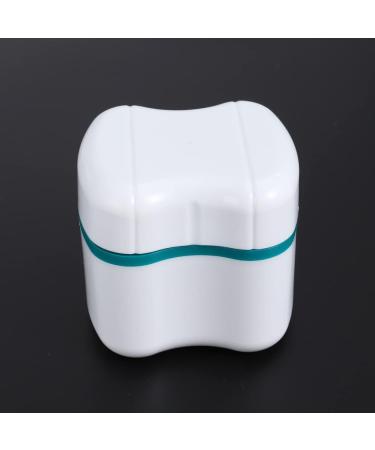 FOMIYES Denture Bath Case - 2 Pcs False Teeth Storage Cup with Strainer | Travel-Friendly Denture Holder & Cleaner Case - Buy Online on GoSupps.com