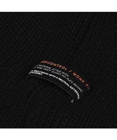 UNDERCONTROL Winter Fisherman Beanie - Unisex Free Size Black Watch Cap - Buy Online on GoSupps.com