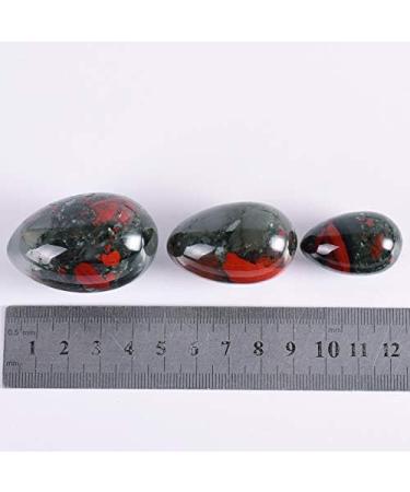FANGO Yoni Egg - Natural Bloodstone Massage Egg with Wooden Base for Pelvic Floor Exercises - Buy Online on GoSupps.com