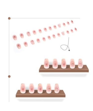 Compra WOOXDYUK 24 Piezas U as Posticas Mate - Cobertura Completa Rosa Desnudo | Arte de U as para Mujeres y Ni as - Env o Internacional - Buy Online on GoSupps.com