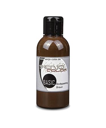 Body painting colors Senjo Color Basic 75ml brown I face & body paint I carnival Mardi Gras I brush & airbrush paint - Buy Online on GoSupps.com