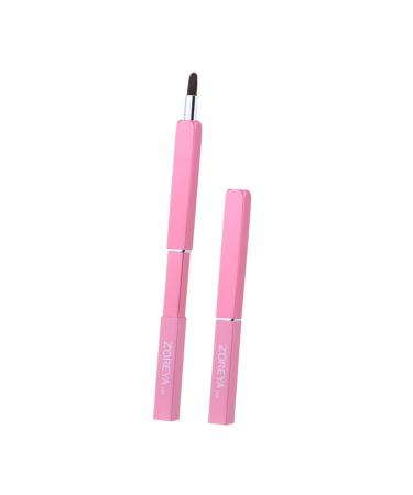 MAGICLULU Lipstick Applicator Portable Eye Brushes Flexible Lipstick Brush Travel Lipstick Gloss Eyebrow Brush Lip Brushes Mini Lipsticks Travel Makeup Brush Concealer Lip Gloss Brush Pink