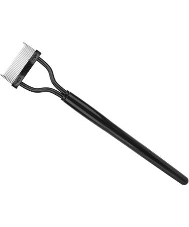 Qukaim Beauty Steel Needle Eyelash and Eyebrow Comb Brush Makeup Cosmetic Beauty Tool - Buy Online on GoSupps.com