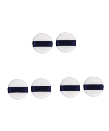 FRCOLOR FRCOLOR 6 Pieces cosmetic puffs blending puff face puff body puff puff makeup powder puffs velvet makeup puff sponge Puff dry