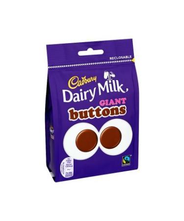 Cadbury Dairy Milk Giant Buttons Chocolate Bag 119 g Chocolate 119 g