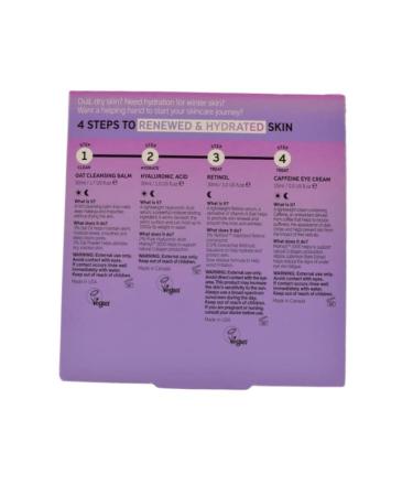 INKEY List Winter Skin Essentials Bundle: Oat Cleansing Balm, Hyaluronic Acid Serum, Caffeine Eye Cream, Retinol Serum - Buy Online on GoSupps.com