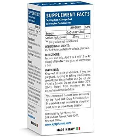 High Molecular Weight Hyaluronic Acid Oral Supplement - Joint Support - 1 oz - Buy Online on GoSupps.com