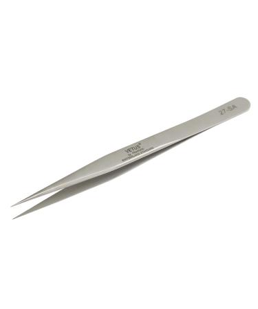 Vetus Slant Tip Tweezers Stainless Steel Pointed Eyebrow Lash Pro Tool High Precision (27-SA)