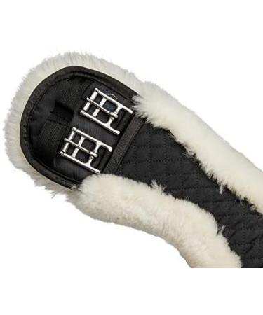 Equinate Moon Girth - Anatomical Real Lambskin Dressage Girth | Available in 50-80 cm Brown & Black Options - Buy Online on GoSupps.com