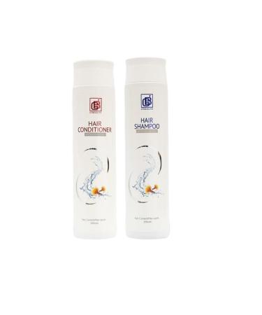 Gano Excel Hair Shampoo & Conditioner set natural ingredient volumizing and shining hair Care Set with ganoderma (1 shampoo 300 ml 1 conditioner 300 ml)