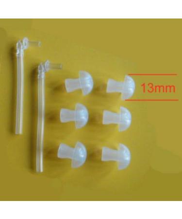 Careforyou Siemens Earplugs - 6 Piece Hearing Aid Dome & Tube Kit (9 cm) | International Shipping Available - Buy Online on GoSupps.com