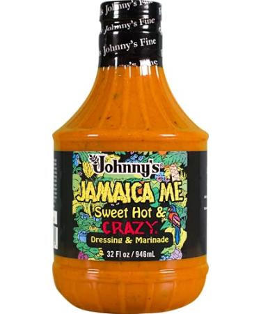 Johnny's Jamaica Me Sweet, Hot and Crazy Marinade Dressing (2 pack)