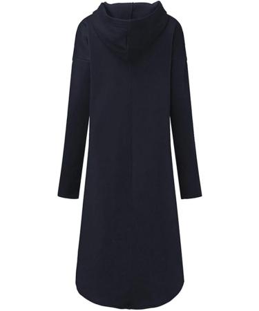 Bigfanshu in Women's Clothing Hooded Sweatshirt Long Sleeve Hoodies Ladies Jumper Dress Oversized Dark Blue - Buy Online on GoSupps.com