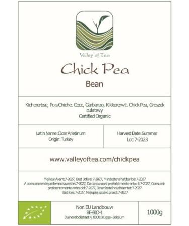 Organic Chick Peas Whole Quality - Garbanzo Beans - Chickpeas - Buy Online on GoSupps.com