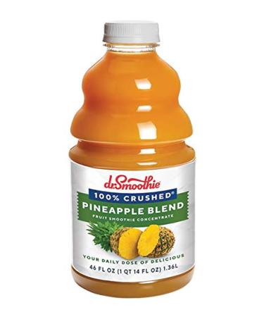 Dr. Smoothie 100% Crushed Pineapple Paradise Blend Smoothie Concentrate 46oz 2/Pack