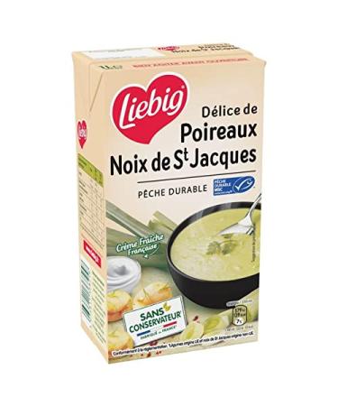 G n rique Liebig MSC Scallop Delice Leek Soup 1L Salted Water Pack of 3