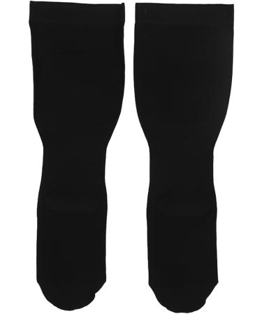 Buy Plus Size Knee High Compression Support Stockings for Varicose Veins - 23-32 mmHg Black (4XL) - International Shipping Available - Buy Online on GoSupps.com