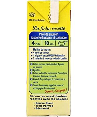 NESTLE MAGGI - Ma Sauce Fine Hollandaise 250 Ml - ( Lot De 4 ) - Buy Online on GoSupps.com